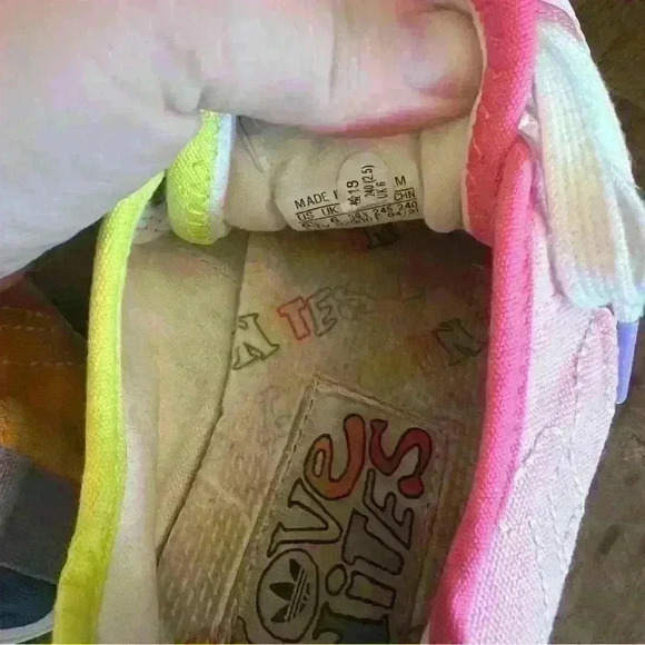 Adidas Nizza Low Pride Pack Shoes Unisex Love Unites 2021 Mens Size 6.5 - Picture 4 of 10